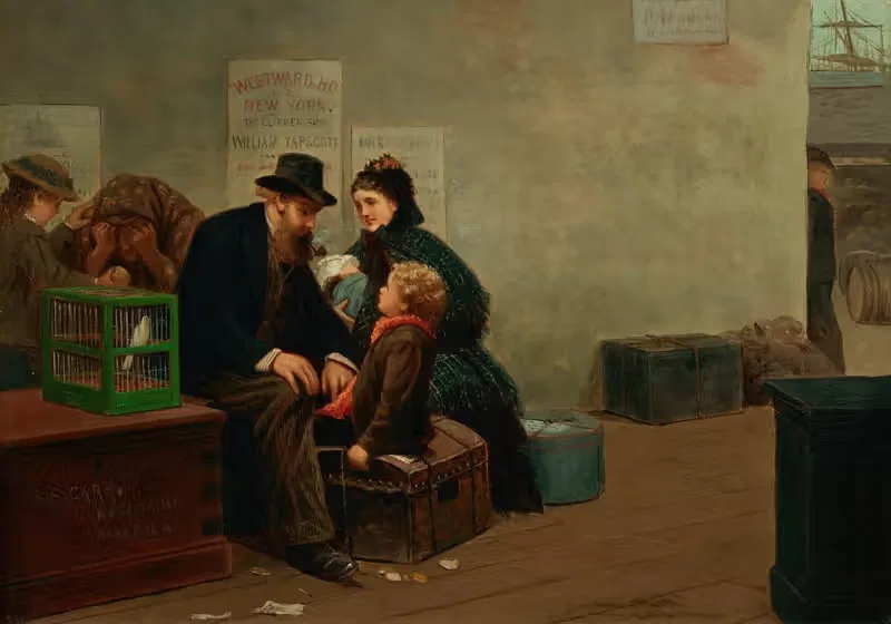 На запад к Нью-Йорку by Самуэль С. Карр — digital art print download