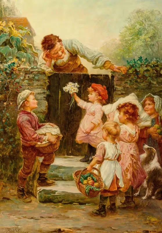 День рождения дедушки by Фредерик Морган — digital art print download