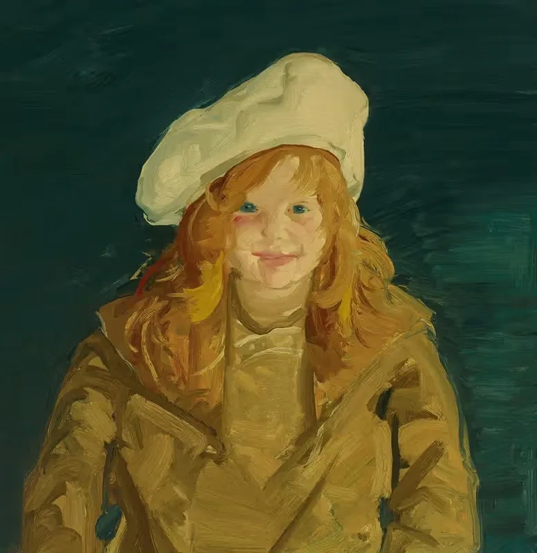 Джеки (Жаклин Хадсон) by Джордж Уэсли Беллоуз, 1914 — digital art print download