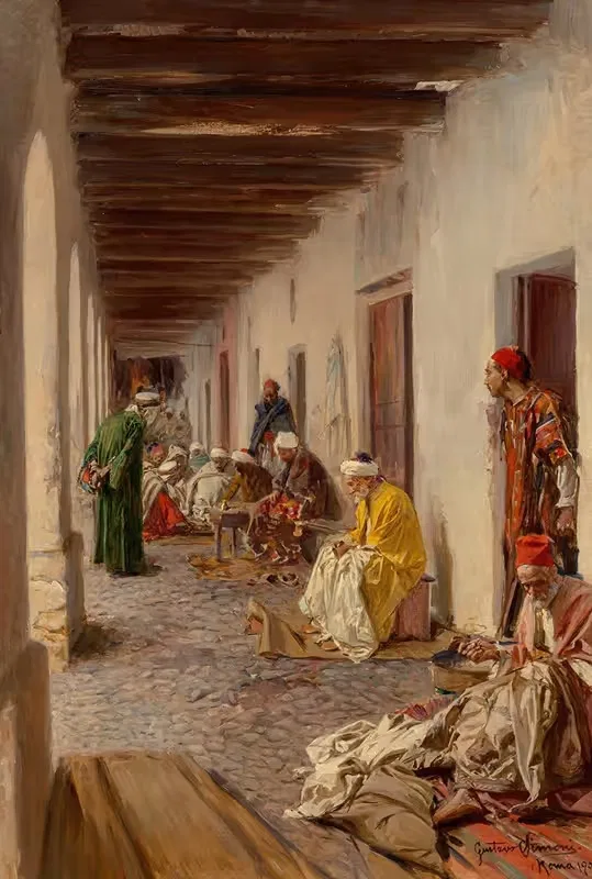 A street in Biskra, Algeria — Gustavo Simoni