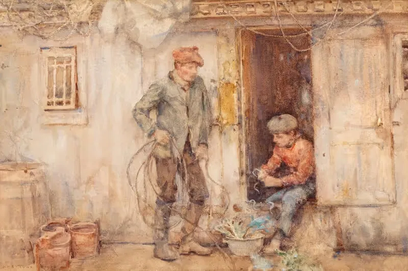 Кухня повара by Генри Скотт Таке, 1910 — digital art print download