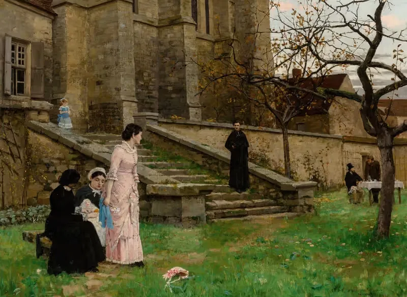 Встреча с первой любовью by Миддлтон Джеймсон, 1881 — digital art print download
