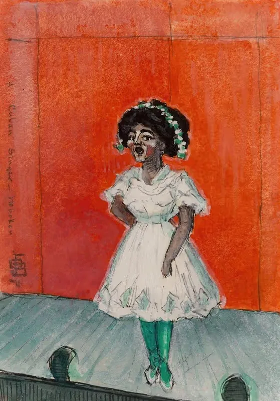 A Cuban Singer–Hoboken by Oscar Bluemner — digital art print download