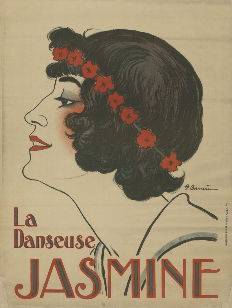 La Danseuse Jasmine by Адриен Баррер, 1926 — digital art print download