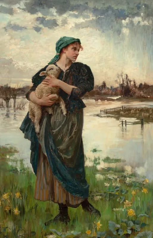 Верная пастушка by Элис Хаверс — digital art print download
