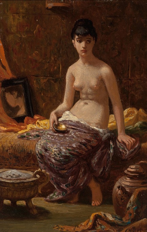 Study for Odalisque by Elihu Vedder — digital art print download