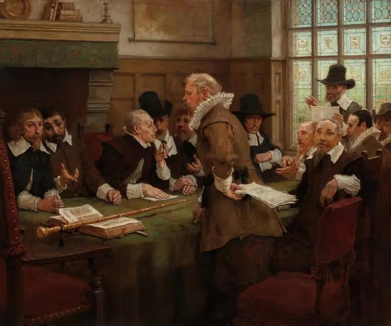 The Covenanters by George Henry Boughton, 1887 — digital art print download