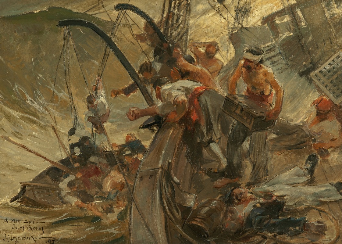 Pirates Load by Joseph Christian Leyendecker, 1897 — digital art print download