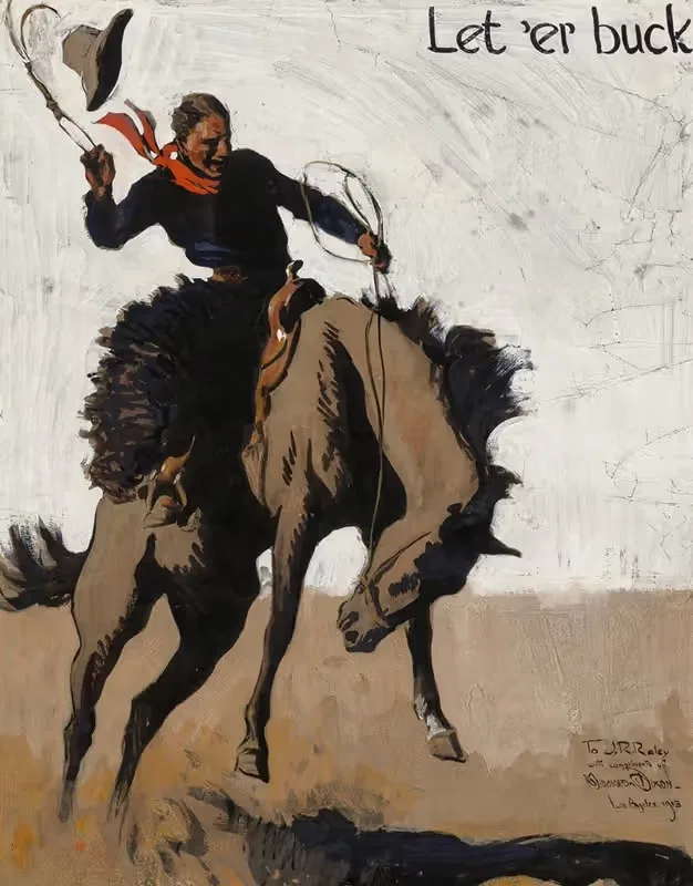 Пусть будет! Пендлтон Раунд Ап by Мейнард Диксон, 1913 — digital art print download
