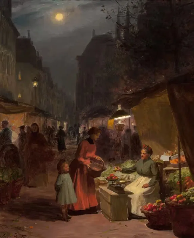 Продавец фруктов by Виктор Габриэль Жильбер — digital art print download