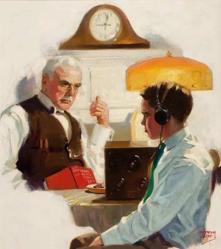 Коротковолновое радио by Эндрю Лумис, 1923 — digital art print download