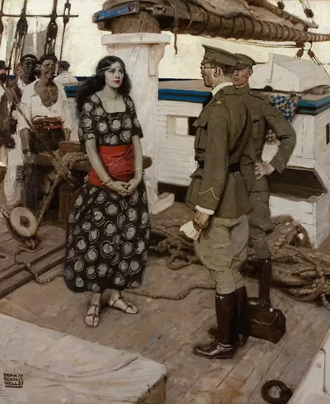 Никогда не встретятся by Дин Корнвелл, 1923 — digital art print download