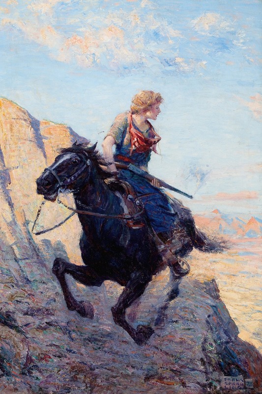 Ответный огонь by Фрэнк Спрадлинг, 1920 — digital art print download