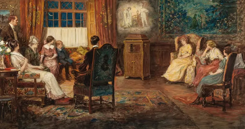Семейное собрание by Норман Миллс Прайс — digital art print download