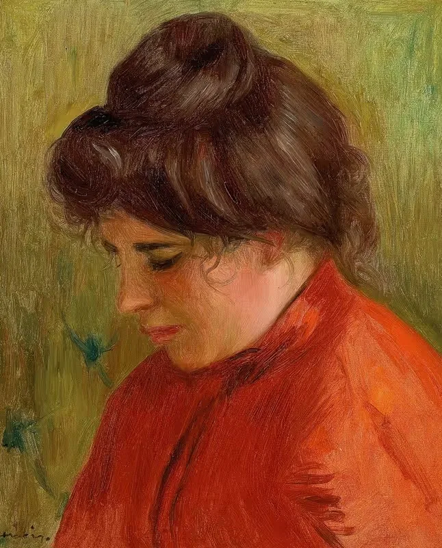 Gabrielle en Rouge by Pierre-Auguste Renoir, 1903 — digital art print download