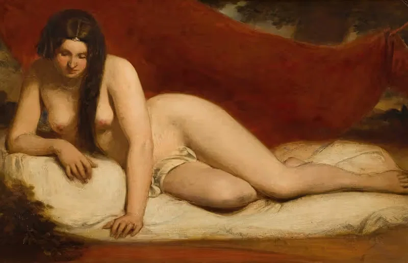 Reclining Nude by William Etty — digital art print download