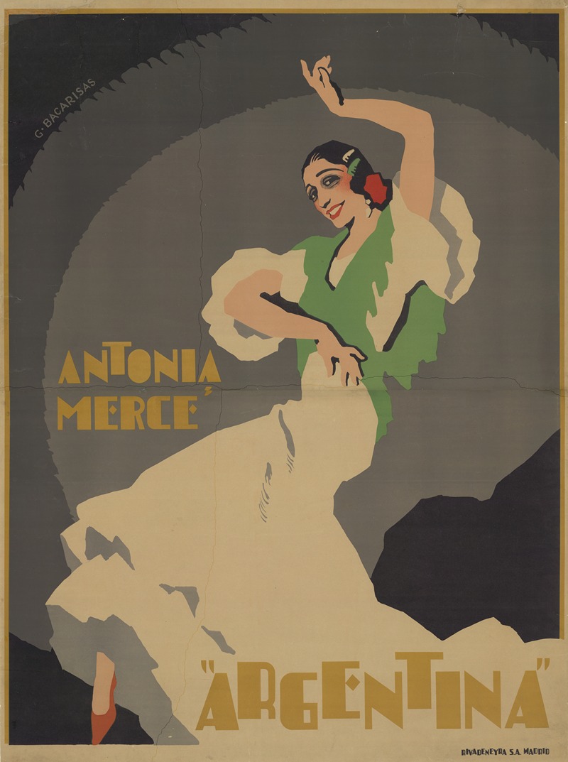 Antonia Mercé. Argentina by G. Bacarisas — digital art print download