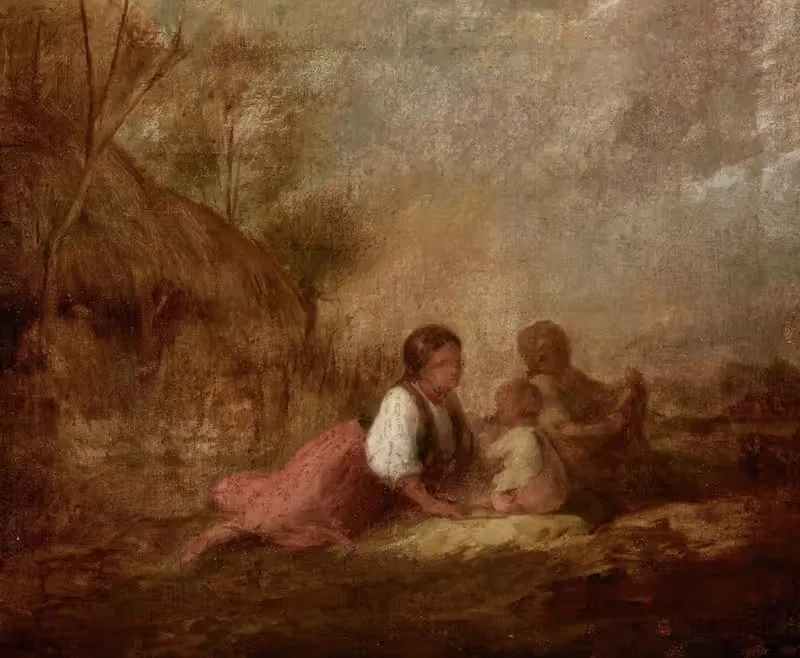 Пасторальная сцена by Александр Коцис, 1872 — digital art print download