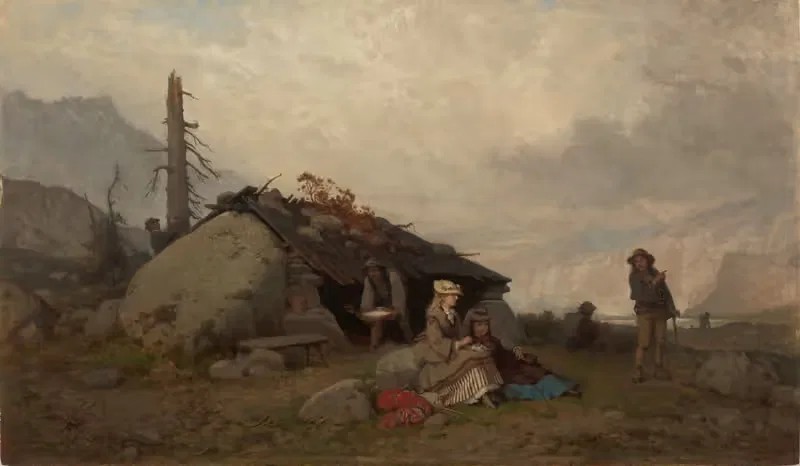 Поездка в Татрах by Александр Коцис, 1873 — digital art print download