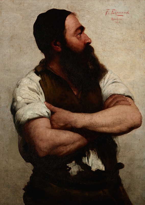 Blacksmith by Franciszek Ejsmond, 1880 — digital art print download
