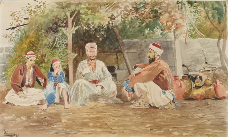 Genre scene from Asia Minor — Jacek Malczewski