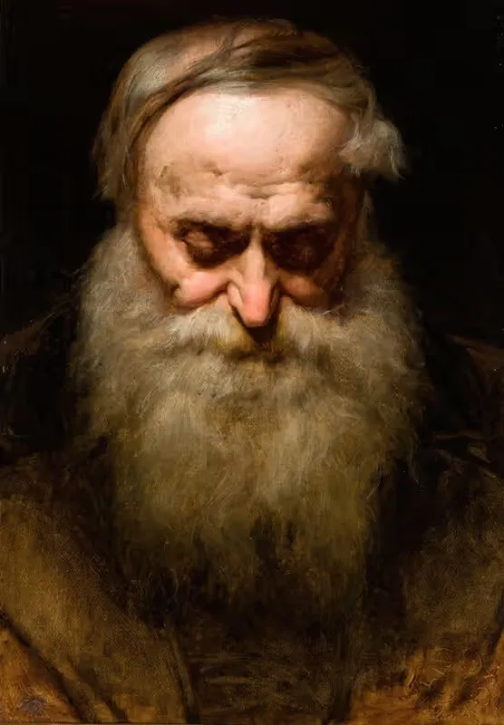 Head of an Old Man with a Grey Beard — Jan Matejko