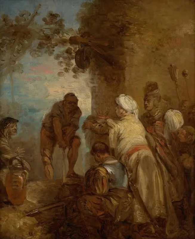 Пиаст, избранный королем by Жан Пьер Норблин, 1776 — digital art print download