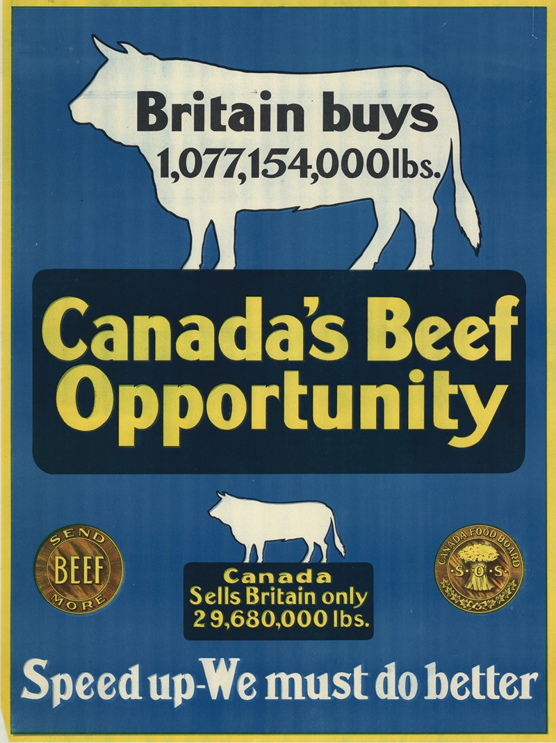 Canada's beef opportunity by Аноним — digital art print download