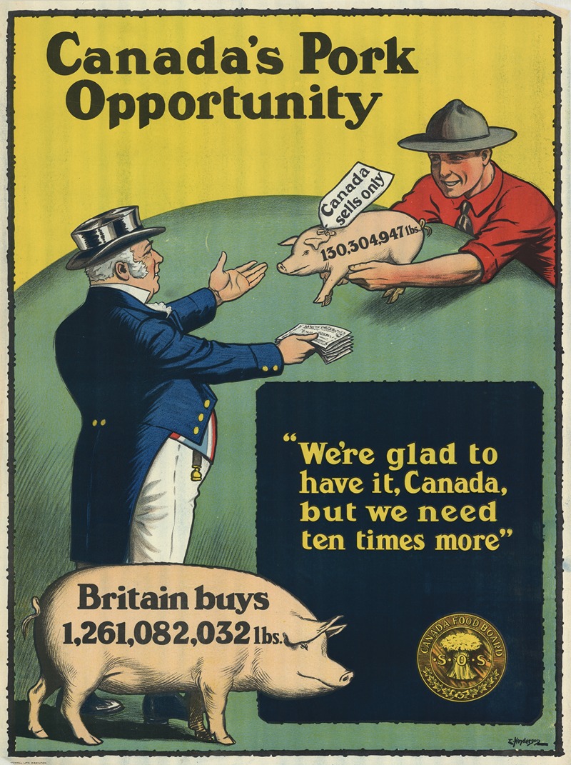Canada's pork opportunity by Аноним — digital art print download