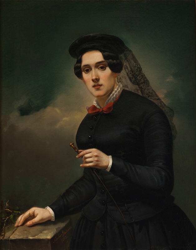 Amazon by Napoleon Michał Iłłakowicz, 1852 — digital art print download