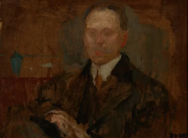 Sketch for a Male Portrait — Olga Boznanska