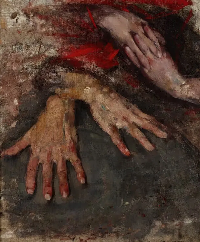Study of Two Pairs of Hands — Olga Boznanska