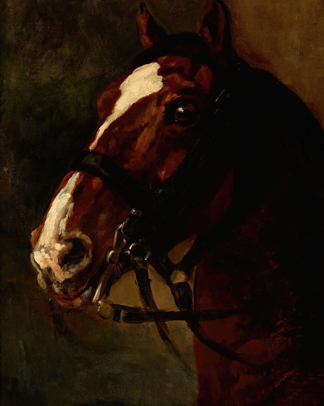 Bay Horse's Head by Пётр Михаловский, 1833-1834 — digital art print download