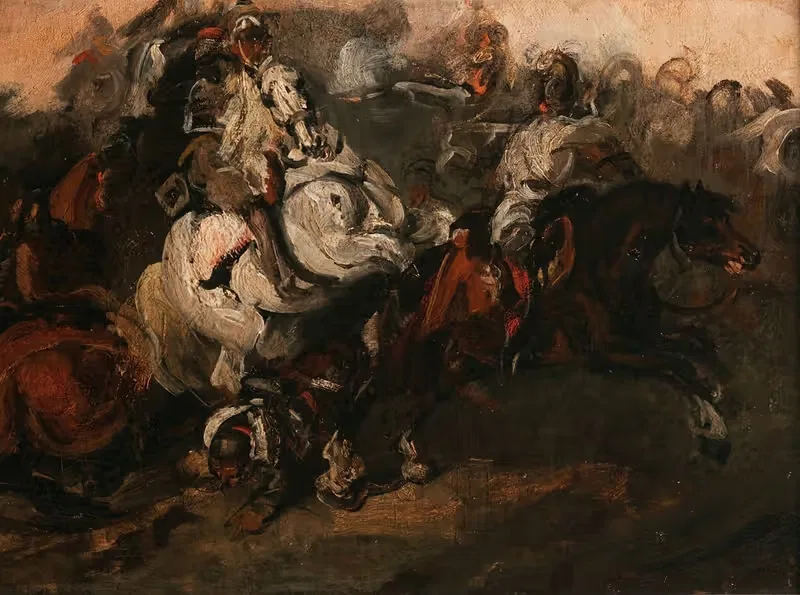 Encounter of Cuirassiers — Piotr Michałowski