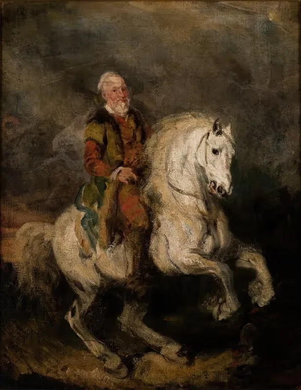 Гетман Стефан Чарнецкий на лошади by Пётр Михаловский, 1846 — digital art print download