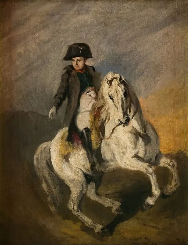 Наполеон на сером коне by Пётр Михаловский, 1842-1845 — digital art print download
