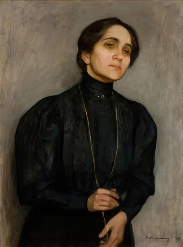 Portrait of Maria Feldman — Samuel Hirszenberg