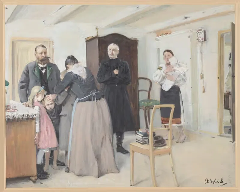 Поездка в школы by Станислав Дембицкий, 1910 — digital art print download
