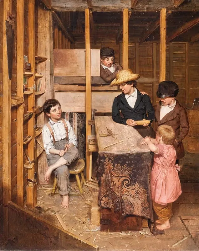 Молодой механик by Аллен Смит, 1848 — digital art print download