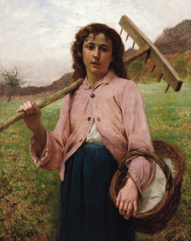 Return from the Fields by François Alfred Delobbe — digital art print download