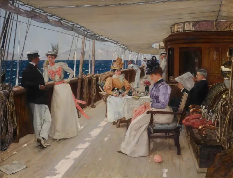 Яхтинг в архипелаге by Анри Жерве, 1898 — digital art print download