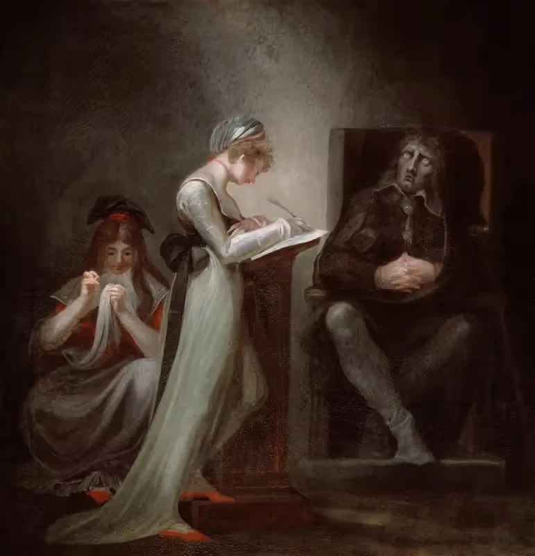 Milton Dictating to His Daughter — Henry Fuseli