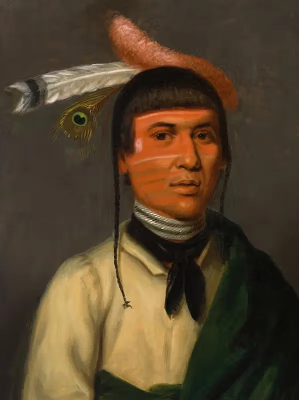Но-Тин (Ветер), вождь Чиппева by Генри Инман, 1832-1833 — digital art print download