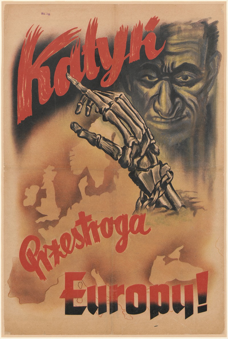 Katyń przestroga Europy! by Аноним, 1943 — digital art print download