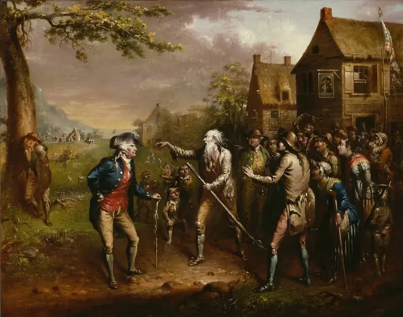 Рип Ван Уинкль by Джон Квидор, 1829 — digital art print download