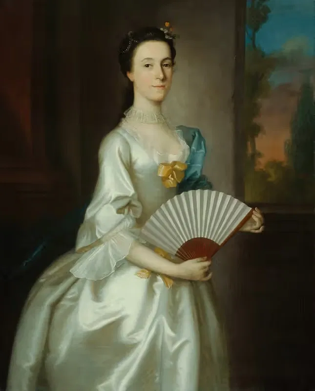 Абигейл Чезбро (госпожа Александр Грант) by Джозеф Блэкберн, 1754 — digital art print download