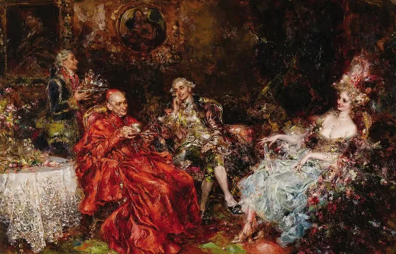 Чай с его превосходительством by Хуан Пабло Салинас — digital art print download
