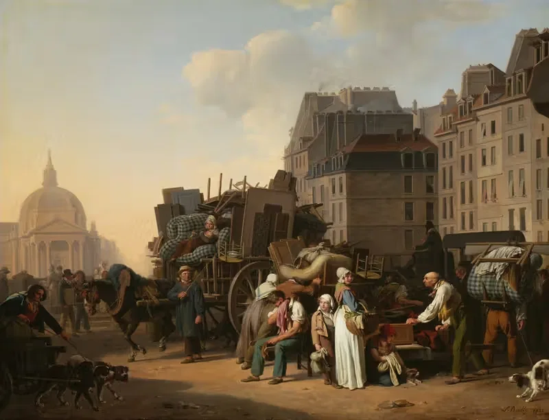 The Movings by Louis-Léopold Boilly, 1822 — digital art print download