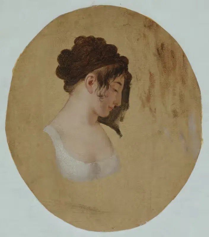 Profile of a Young Woman's Head — Louis-Léopold Boilly