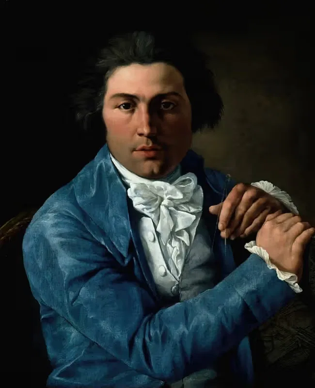 Portrait of the Architect Giuseppe Valadier — Pietro Labruzzi